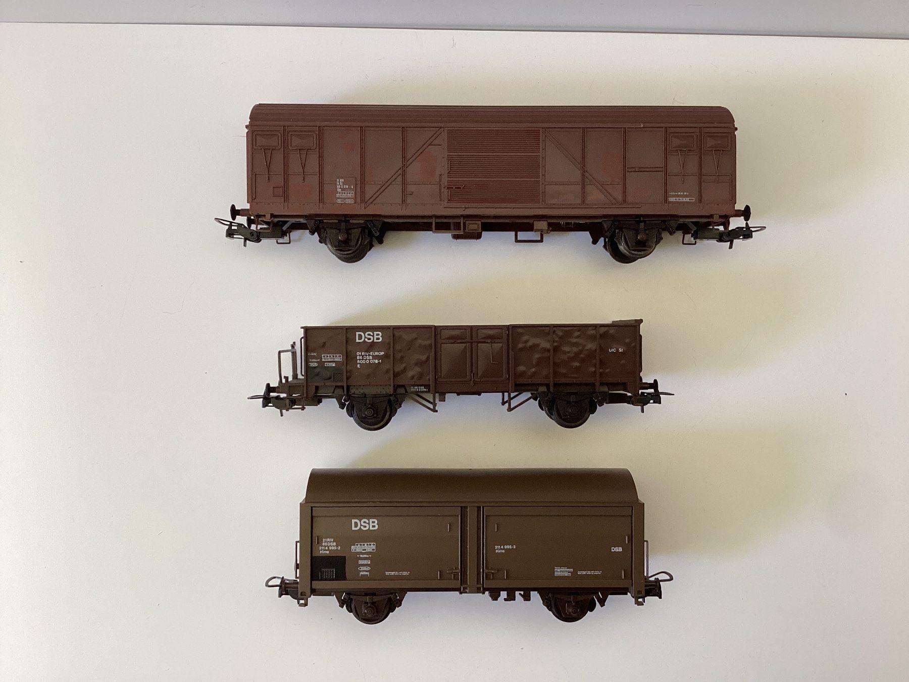 Roco Modellini di ferrovie: Roco Lima Güterwagen SJ DSB 1:87 H0 – Usato da Effretikon venduto da simtek_de