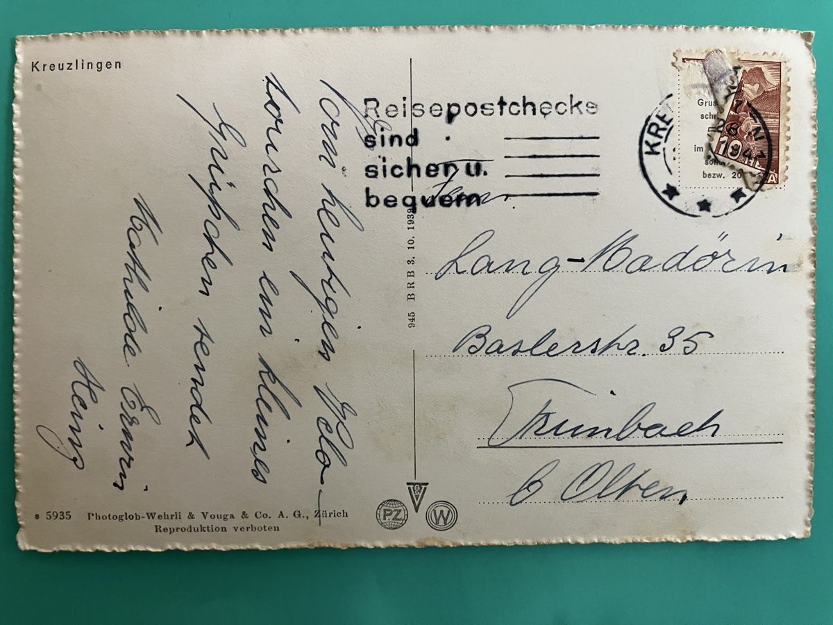 Cartoline postali: Ansichtskarte Kreuzlingen am Bodensee gebraucht – Usato da Bauma venduto da Baumer71 1