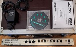 Zoom RFX-2000 Digital Reverb Effektgerät und Fusspedal
