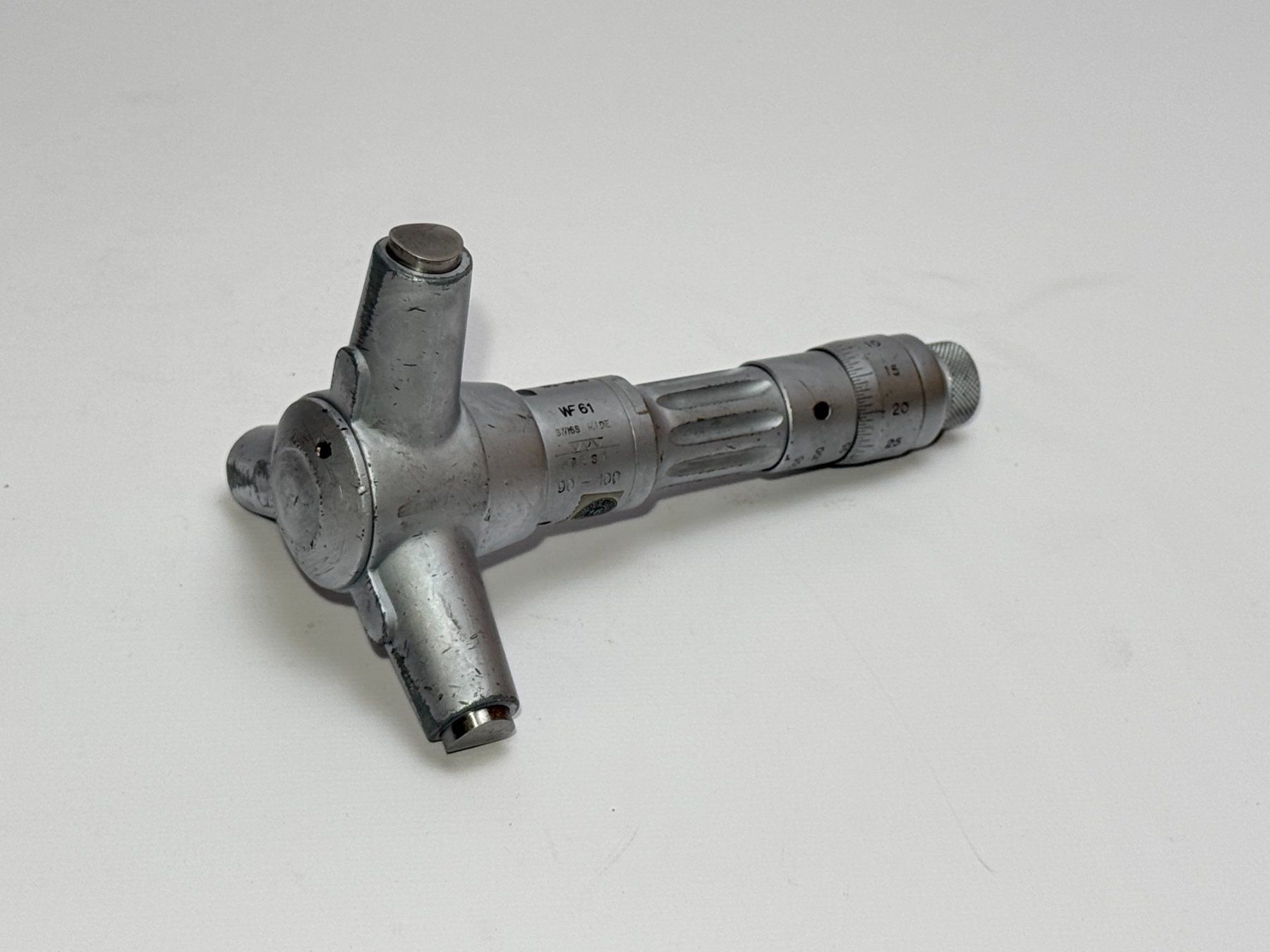Tesa Misurare: TESA Innenmikrometer 90-100mm Dreipunktmikrometer – Usato da Boswil venduto da ABLagerBoswil 1