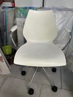 Bürostuhl Kartell Maui Vico Magistretti weiss gebraucht
