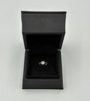 VINTAGE SOLITÄR DIAMANT RING IN 750 WEISSGOLD