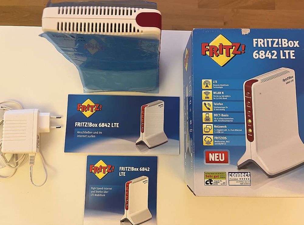 FRITZ!Box 6842 LTE Router (OVP) Highspeed Internet (Gebraucht) in ...