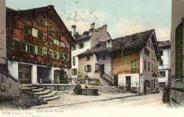 Faido   TI   -    Dorfpartie     um 1912