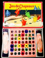 Hütschen-Spiel Jeu de Chapeaux Carlit Zürich Vintage 1950s