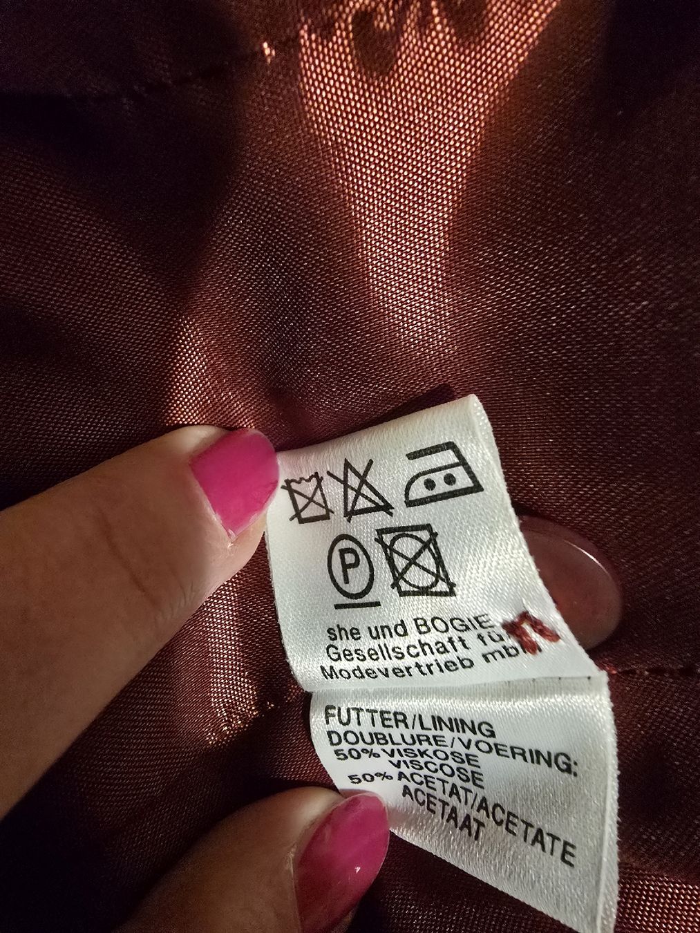 Giacche: Blouson rouge-grenat, taille 38, cintré – Nuovo (secondo la descrizione) da La Neuveville venduto da Diamise 3