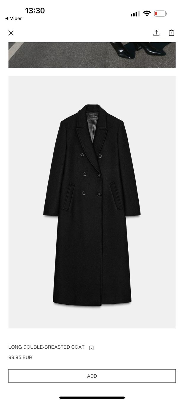 Zara Cappotti: Zara Black  coat – Nuovo (secondo la descrizione) da Buchs SG venduto da ajv_bv7h