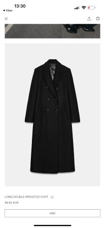 Zara Black  coat