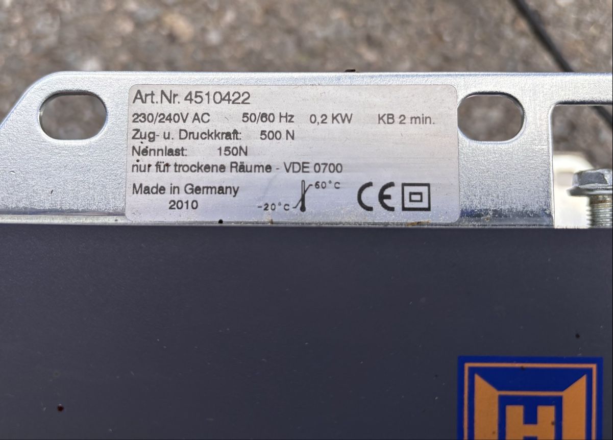 Hörmann Sonstiges Elektromaterial: Hörmann ProMatic Garagentor Antrieb – Gebraucht aus Schwarzenberg LU von benzeler 3