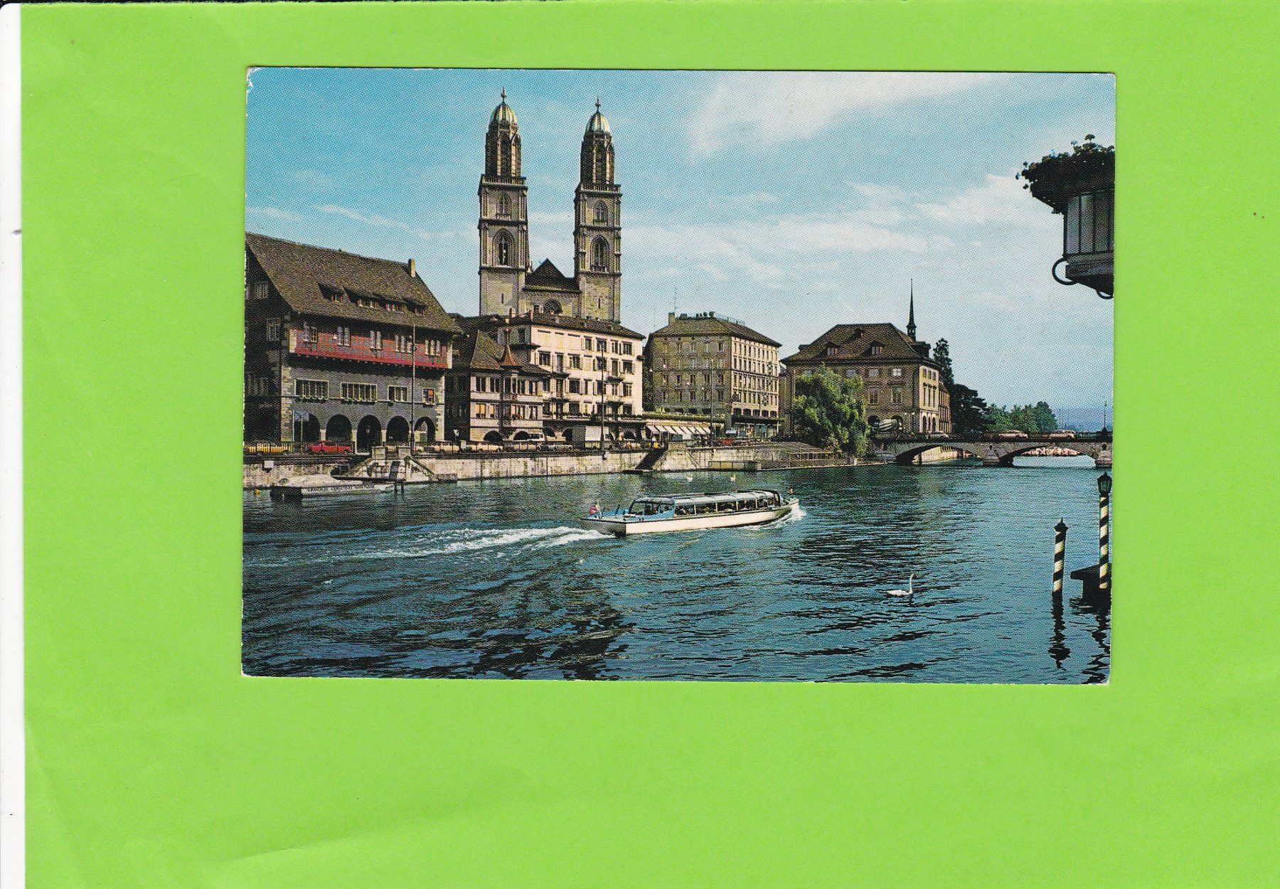 Ansichtskarten: Blick auf Limmat-Passagierschiff – Gebraucht aus St. Peterzell von neckertal