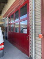 Schiebetor Holz mit Glas