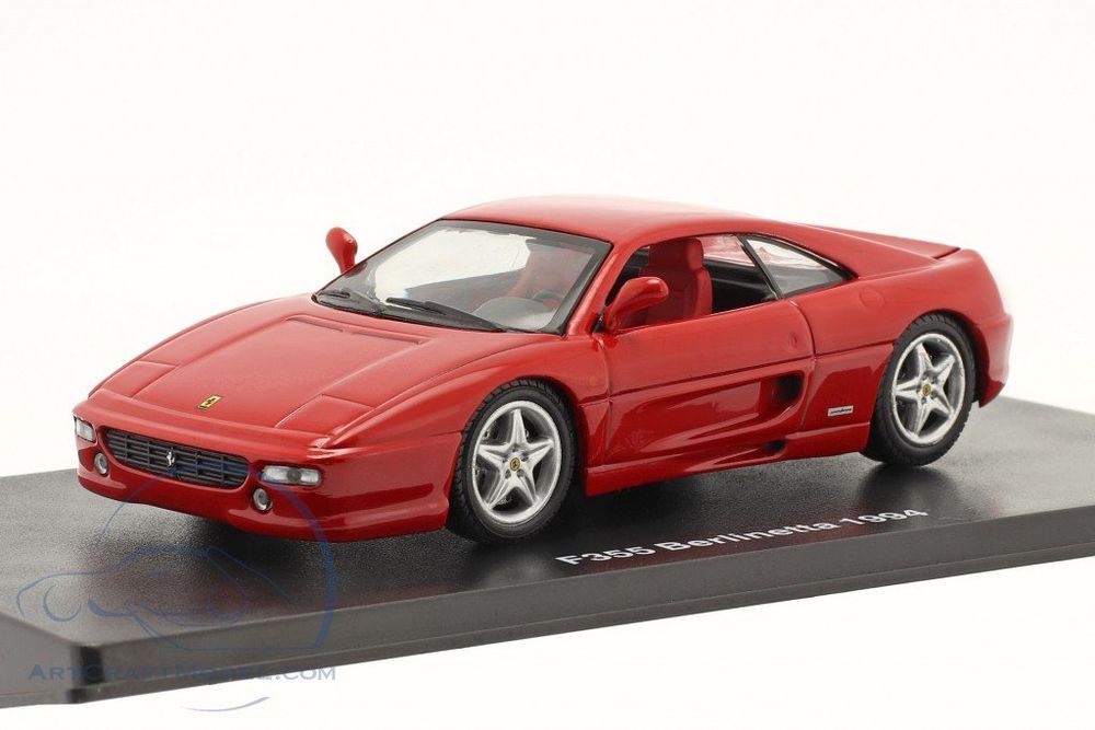 Modellino in miniatura Ferrari F355 Berlinetta 1/18 Hot Wheels Berlinetta challenge giallo