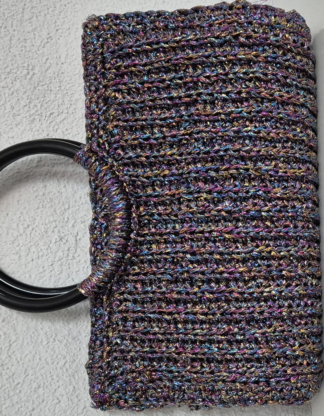 Sacs femmes: Handgemachte Tasche RAINBOW mit Glitzerfäden – Neuf avec emballage d'origine à Ittigen par ann_6qvq