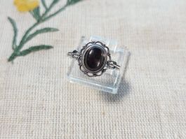 NEW - S925 Hypersthene Ring (Adjustable)