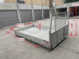 Lieferwagenbrücke / Pritsche / Alu-Pritsche