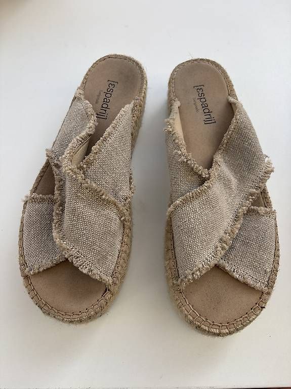 Damenschuhe: Plateau Slides / Platform Sandale Espadrilles – Neu (gemäss Beschreibung) aus Zürich von steph07 1