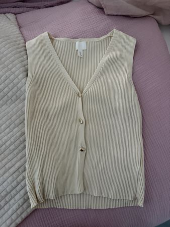 H&M Strickweste beige Grösse L guter Zustand