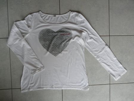 T-Shirt coeur Herz S. Oliver 40