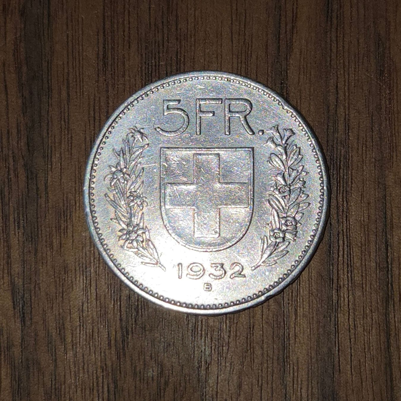 Toutes les monnaies: Fünflieber Jg. 1932 silber – D'occasion à Kirchdorf AG par hallobox