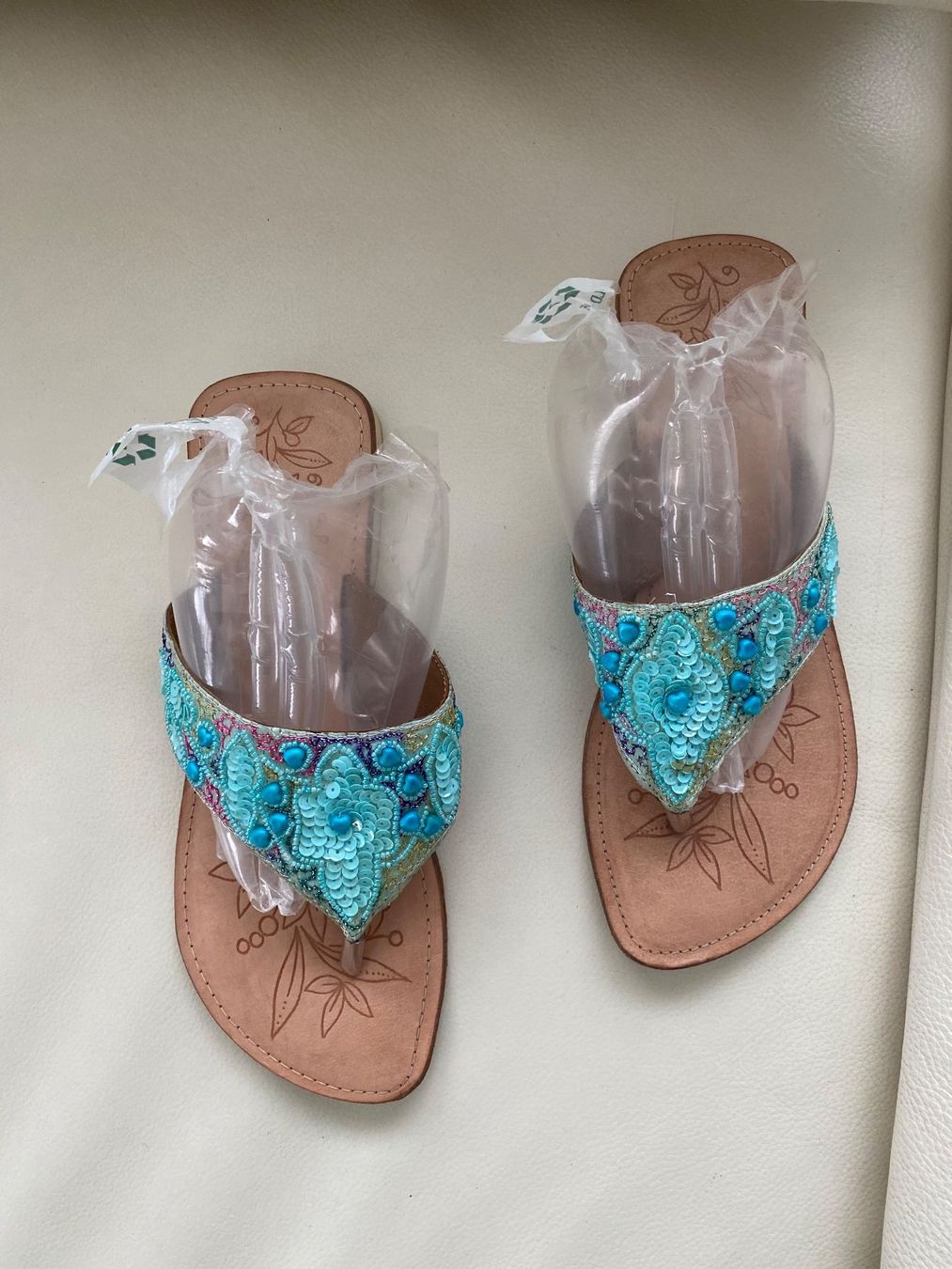 Cube Scarpe da donna: SUMMERTIME - stylische Flip-Flops mit Décor, türkis, 38 – Usato da Winkel venduto da ferrari2022 6
