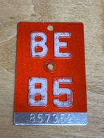 Geburtstag - Velonummer, Fahrradnummer, Veloschild BE 85