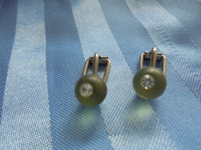 Orecchini pendenti & Orecchini a lobo: Ohrringe grün – Usato da Hinwil venduto da Glasperlen