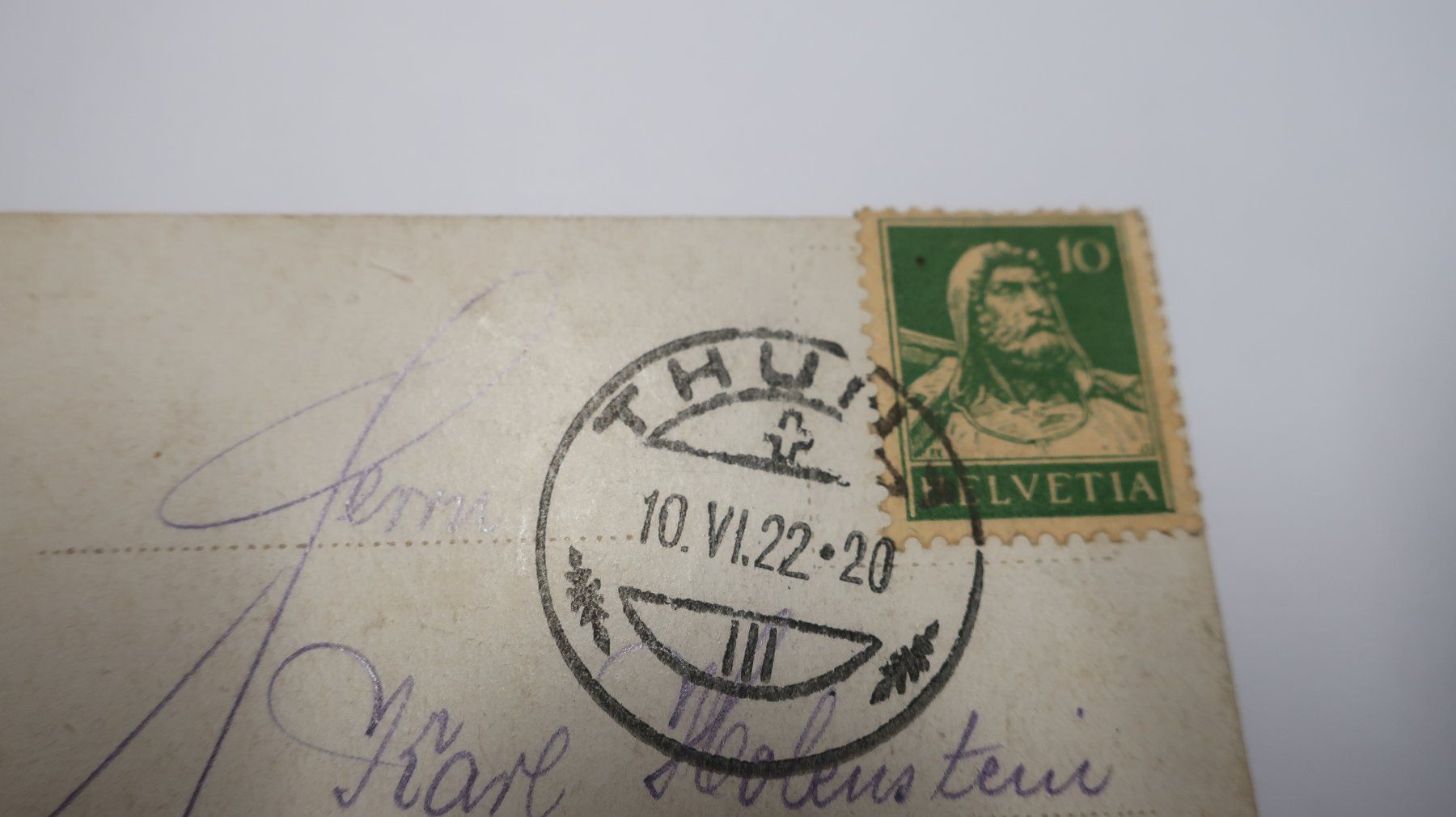 Cartoline postali: Thuner See Panorama 1922 – Usato da Cormoret venduto da Pascalll2001 6