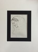 Gustav Klimt  "Brustbild einer alten Frau"   DRUCK