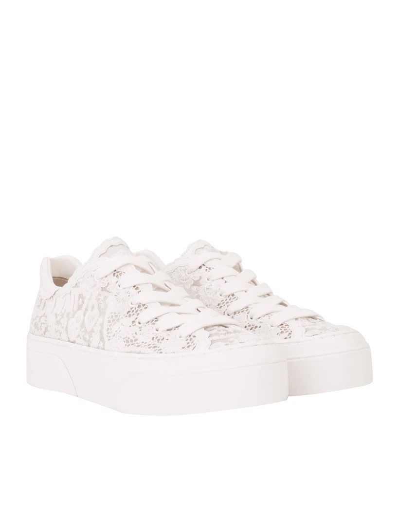Zimmermann Scarpe da donna: ZIMMERMANN Pixie Low Sneakers Plateau weiss 38 NEU NP 425.- – Nuovo e nell'imballaggio originale da Zürich venduto da Nellyville73