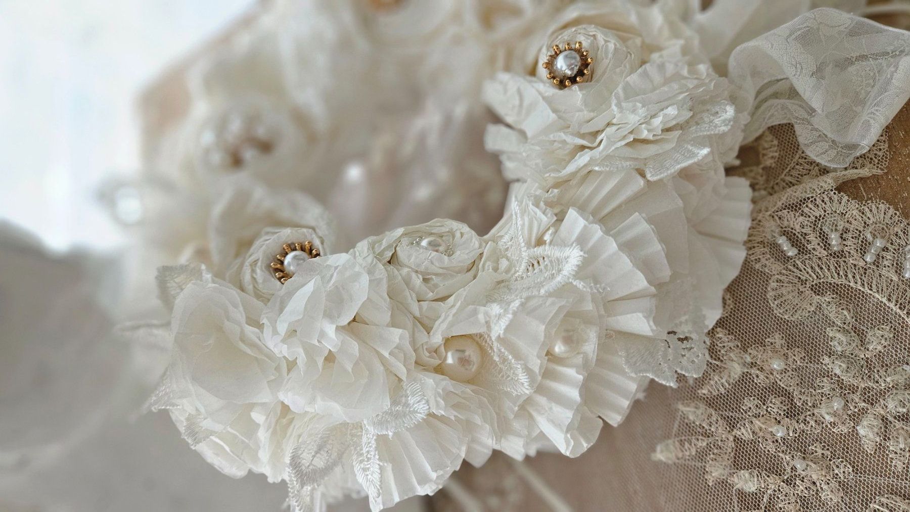 Tutte le decorazioni: Shabby Chic Kranz, Geschenk Romantik Hochzeit Muttertag – Nuovo e nell'imballaggio originale da Gossau ZH venduto da LeoniesDeko 3