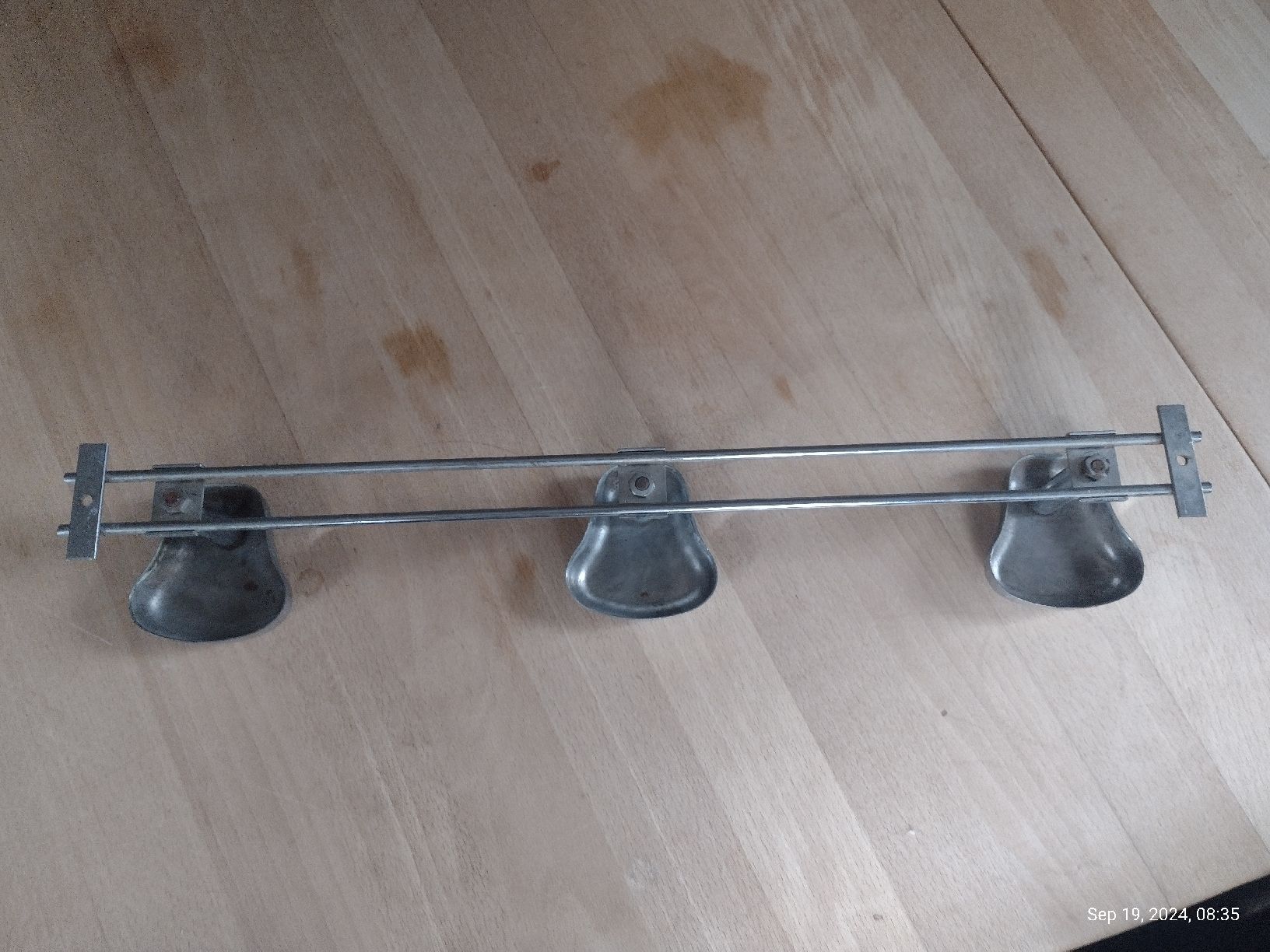 Garderobe: Chrome coat rack, wall mounted, vintage design - Super Retro – Gebraucht aus Zürich von TrainLine 4