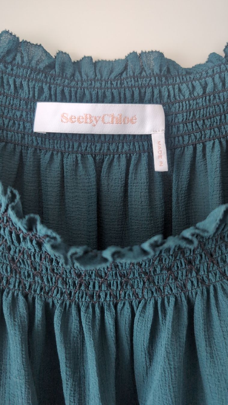 Chloé Blusen: Tunika Petrol See By Chloé Gr. M-L – Neu (gemäss Beschreibung) aus Pfäffikon ZH von siae 1