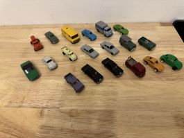Konvolut Modellautos, verschiedene Typen, für Modellbahn