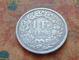 1 Fr. 1876   (B)
