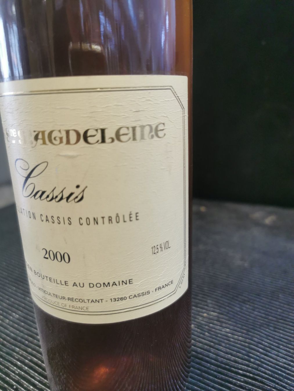 Wein: CLOS STE MAGDELEINE CASSIS 2000 – Neu (gemäss Beschreibung) aus Genève von Leboucheoreilles 3