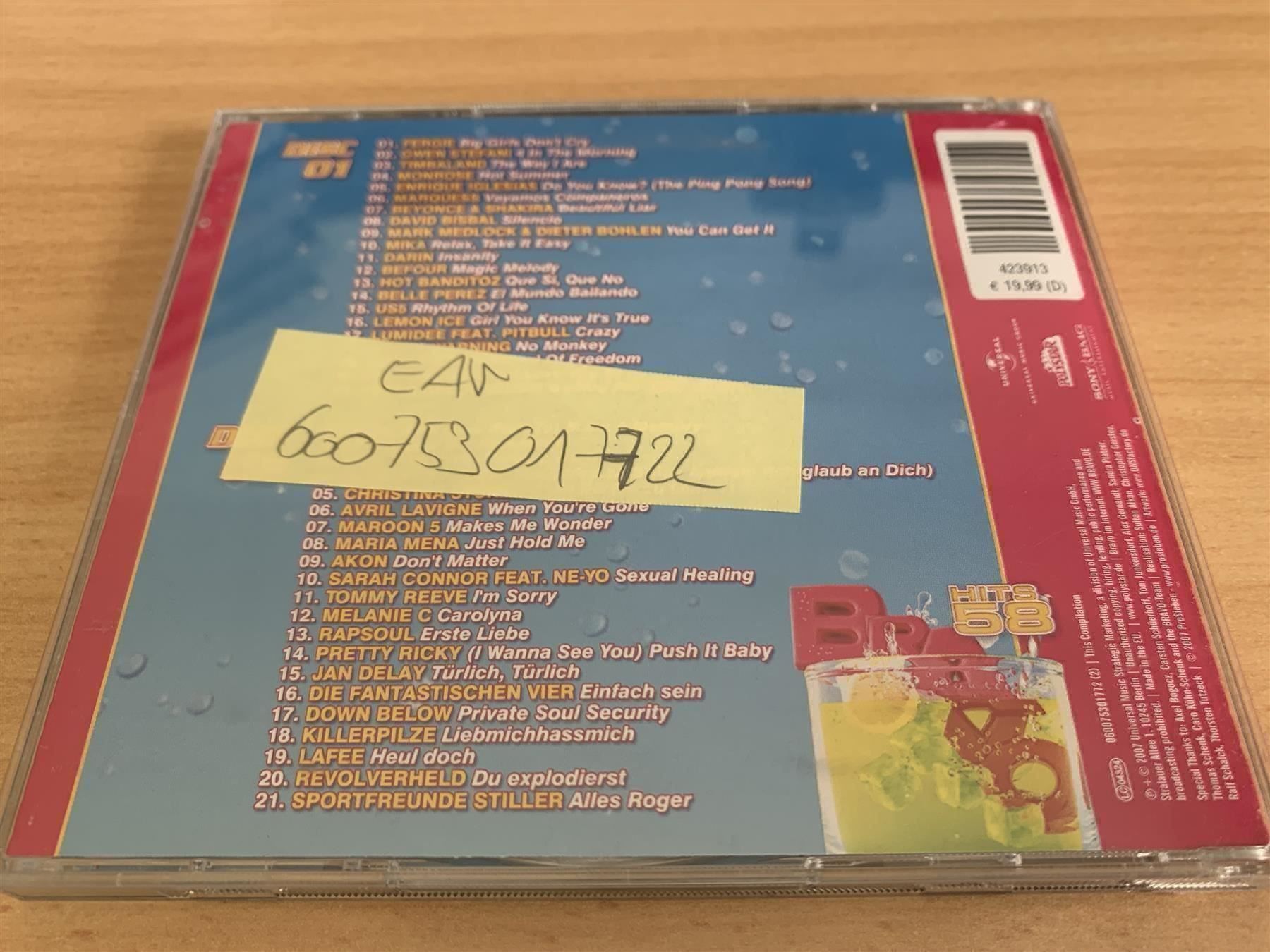 CD: Bravo Hits 58 - 2 CD – Usato da Rikon im Tösstal venduto da Alpenmutz 1