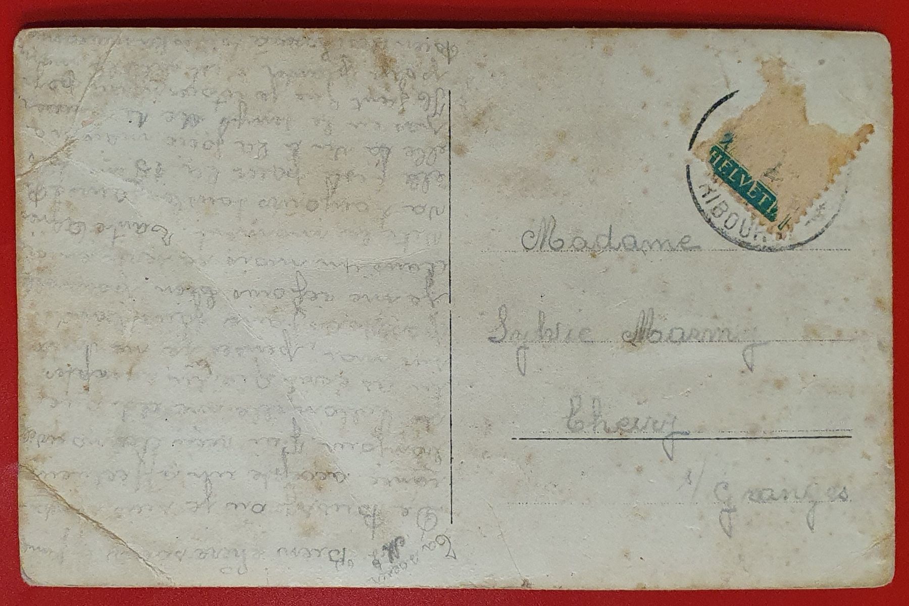 Cartoline postali: Souvenir de Bussy – Usato da Kreuzlingen venduto da Rschweiz1 1