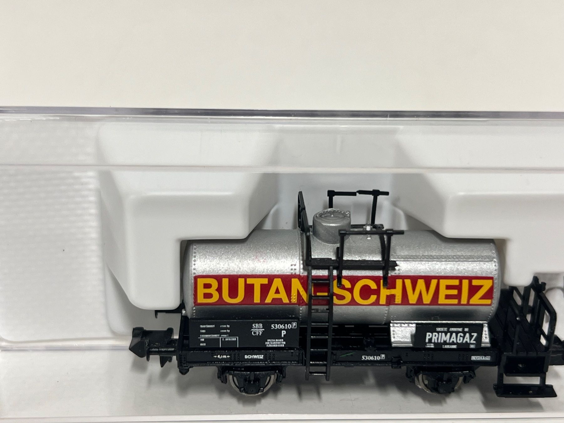Fleischmann Trains électriques: Spur N Fleischmann  Butan Schweiz – Neuf avec emballage d'origine à Geroldswil par TopTrain54 1