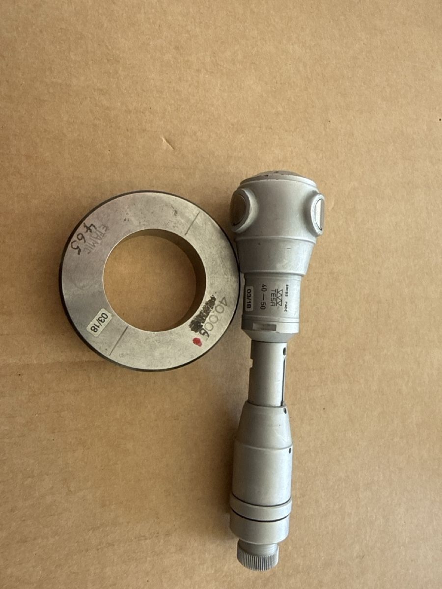 Tesa Messen: Tesa Innenmikrometer 40-50 mm mit Einstellring – Gebraucht aus Neuhausen von reifen-profis 2