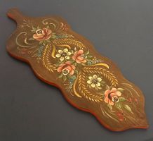 *ZOPFBRETT MIT BAUERNMALEREI* AUFH./NEUWERTIG/20 X 51CM