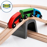 IKEA LILLABO Eisenbahn Basis 20 bunt NEU&OVP 00320054