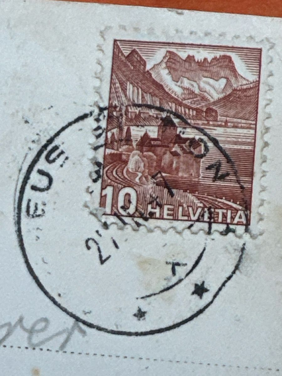 Cartoline postali: Alte Ansichtskarte Serneus GR, ca. 1947, Graubünden! – Usato da Zürich venduto da Chaeffeler 2