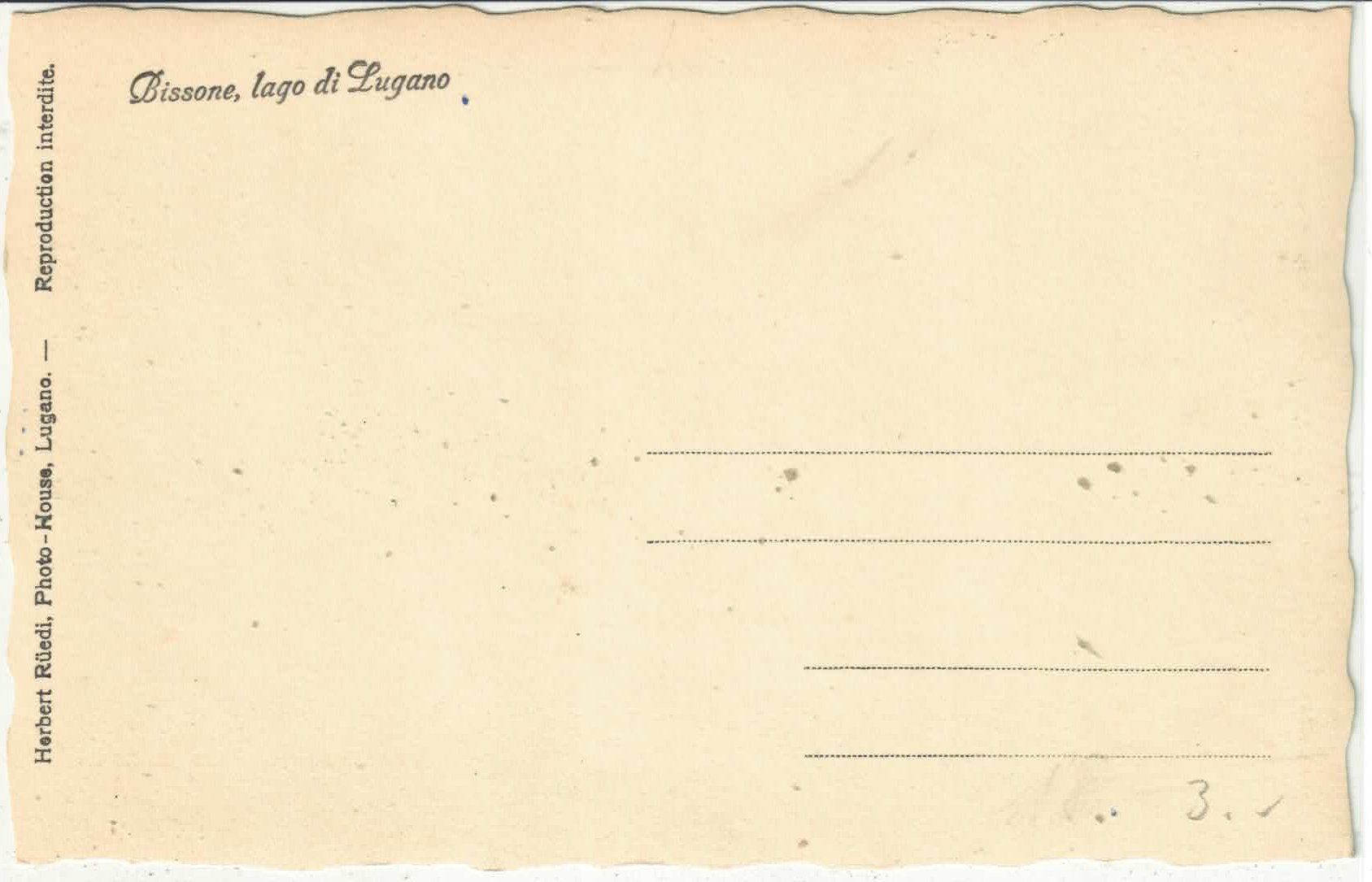 Cartoline postali: Bissone - Lago di Lugano – Usato da Ettingen venduto da Kartenplanet 1