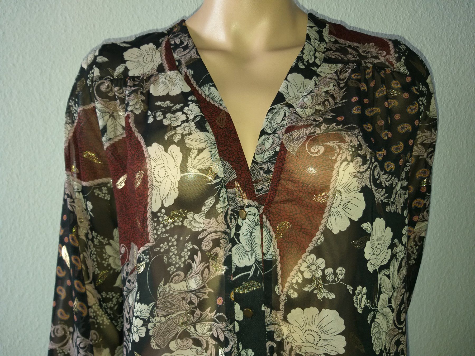 Morgan Camicette: MORGAN Blouse / Bluse (transparent) taille / Grosse 36 – Usato da Cossonay-ville venduto da Super-Price-Quality 1