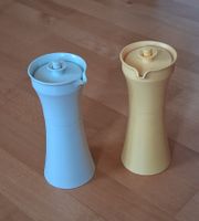 Essig & Öl Spender weiss/gelb, Vintage,Tupperware, neuwertig