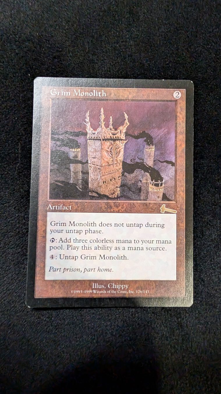 Magic The Gathering Carte collezionabili: Grim Monolith MTG – Usato da Toffen venduto da hir_t5k7