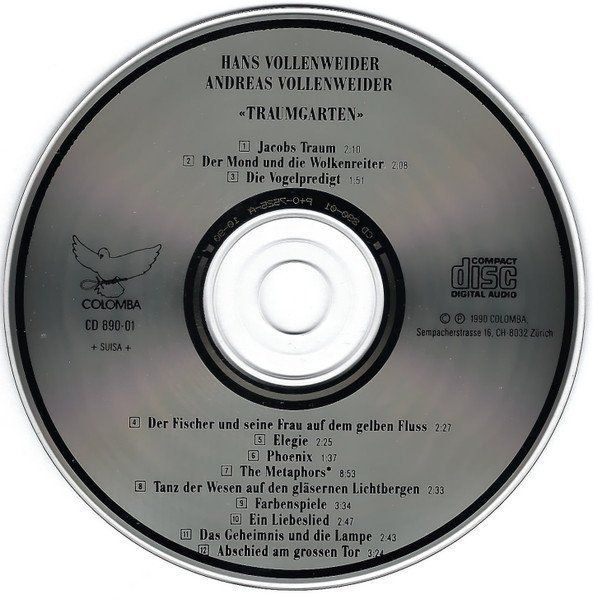 CD: Hans & Andreas Vollenweider - Traumgarten [Colomba] – Usato da Unterbäch venduto da buqiq 2