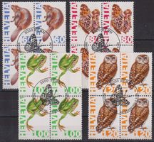 M33) Satz 4.Block 876 - 879, ET Vollstempel, sehe Scan