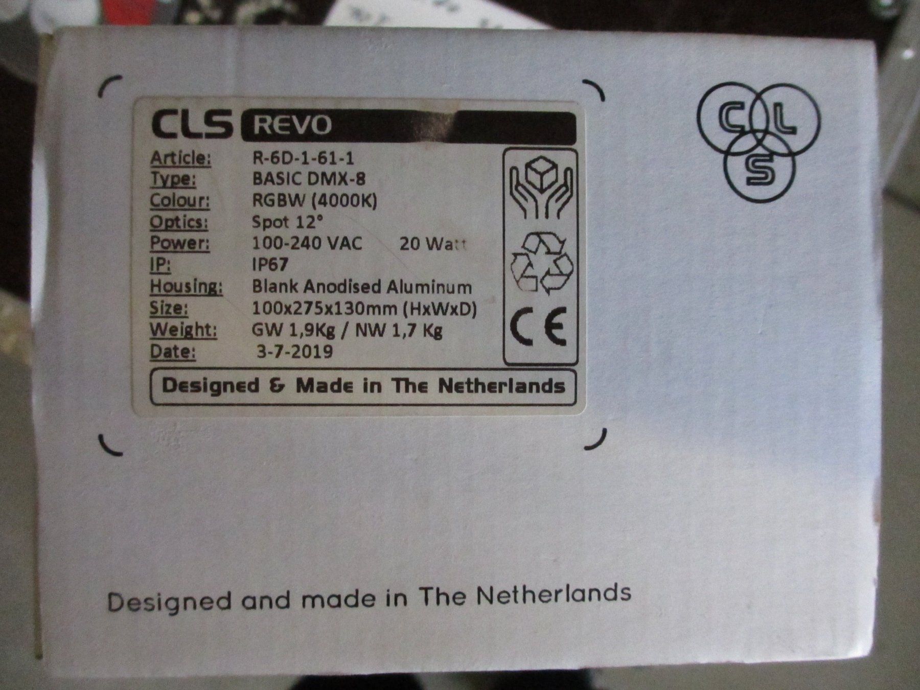 Lampade: CLS Revo Basic LED Aussenleuchte 20W IP67 Aluminiumgehäuse – Nuovo e nell'imballaggio originale da Lyssach venduto da LeuSound 2