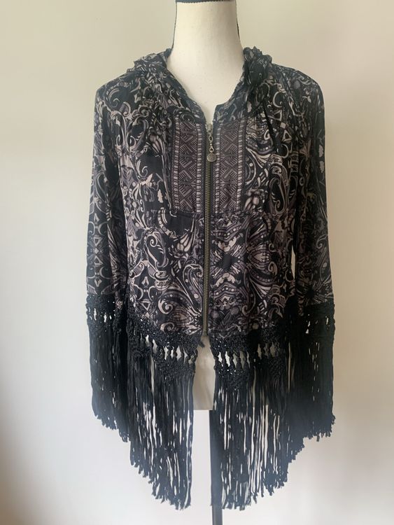 Damen Strickjacke 3/4 Arm - Leichter Cardigan Mit Rüschen